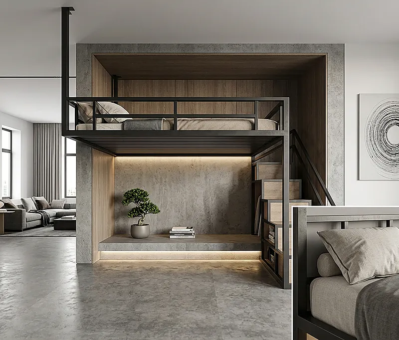 Кровать-чердак Депо-2 — Unisex