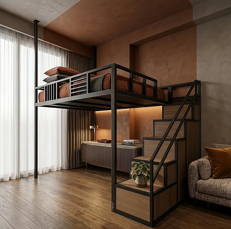 Кровать-чердак Мачта-2 — Eco Warm