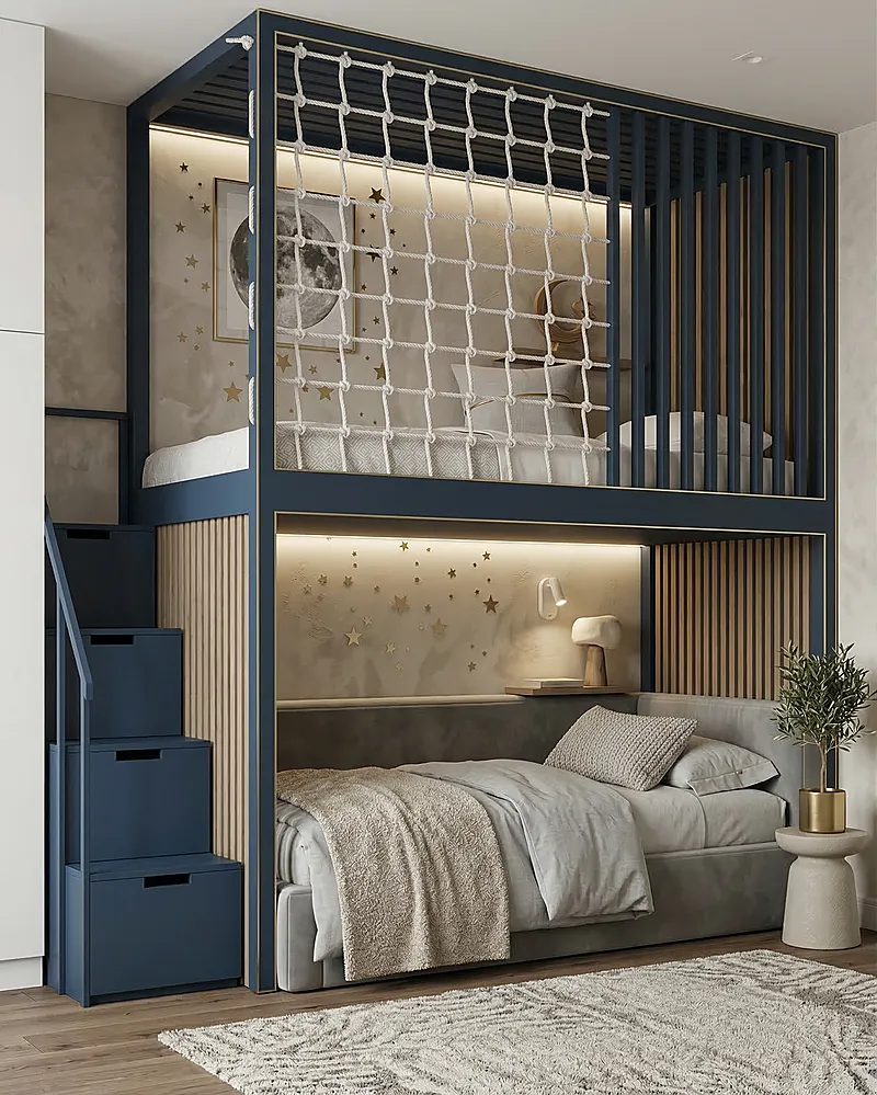 Кровать-чердак Особняк — Unisex