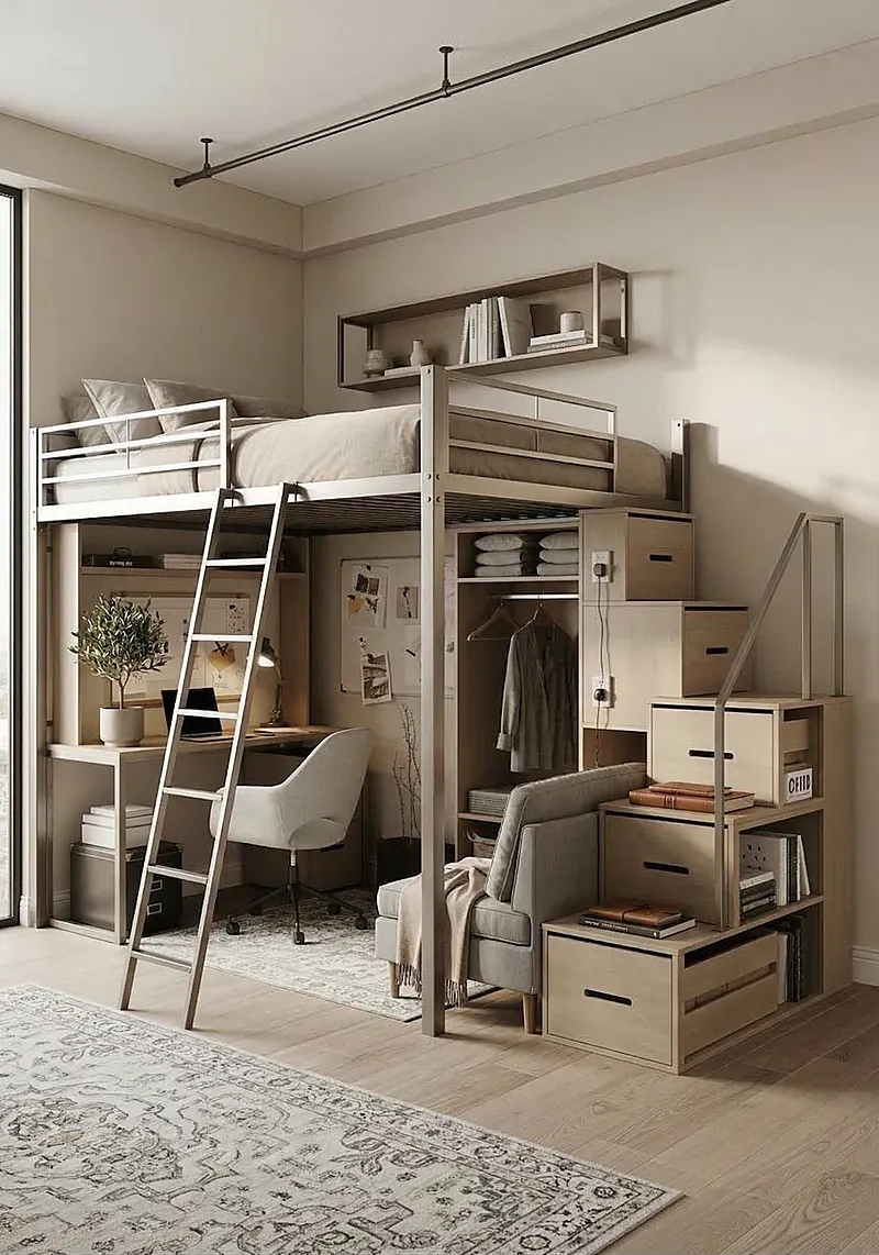 Кровать-чердак Тауэр — Unisex