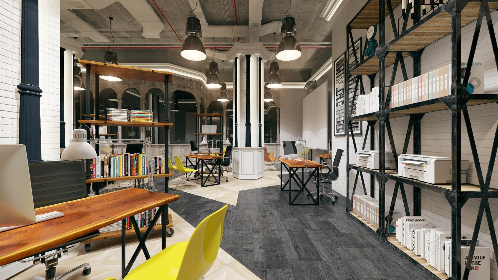 Офис Рабочие зоны